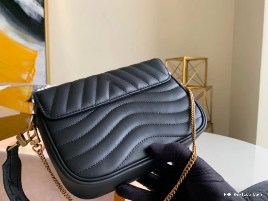 Aaa replica bags VUITTON POCHETTE NEW WAVE LOUIS MULTI 0803